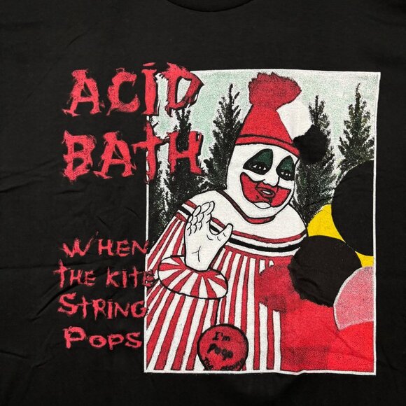 Acid Bath When the Kite String Pops Sludge Metal Band Tee XL - Picture 2 of 4